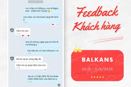 FEEDBACK - TÀI SẢN VÔ GIÁ GIÚP DH TRAVEL NGÀY CÀNG ĐỘT PHÁ